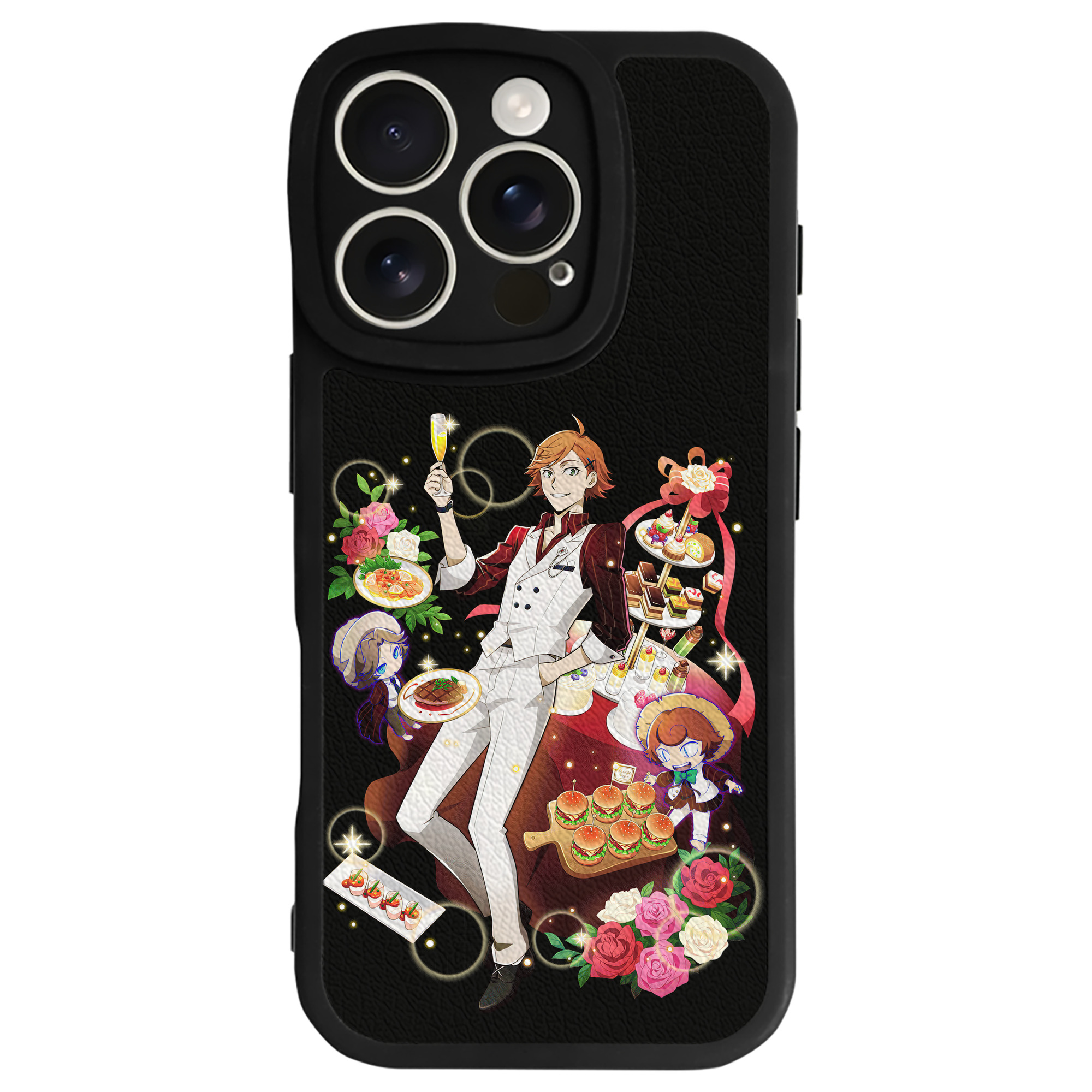 （画像用） 文豪ストレイドッグス Bungo Stray Dogs 【iPhone 16シリーズ対応】シリコンスマホケース（レザー調） 材質：シリコン